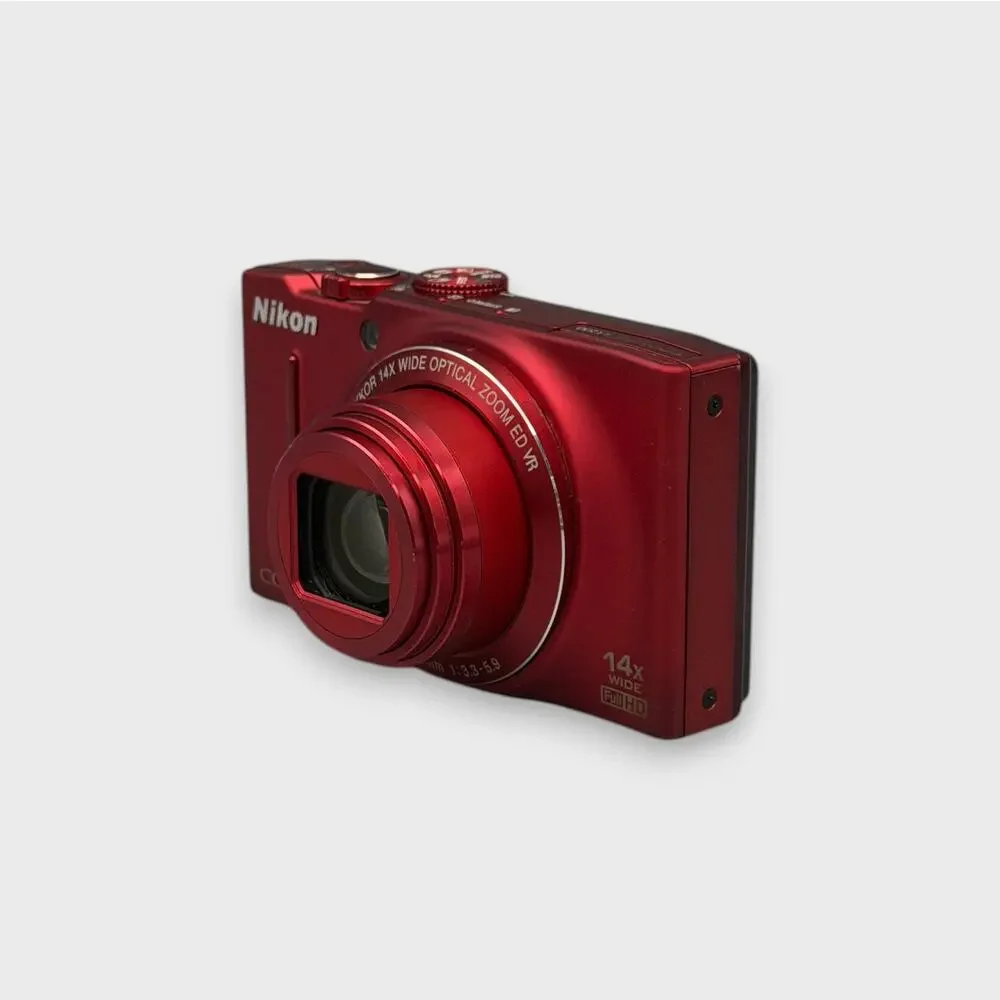 Nikon Coolpix S8200 Digital Camera | 16.1MP | Red